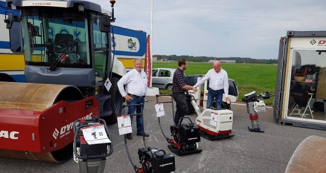Dynapac Scandinavia showcasing Light equipment