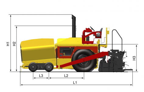 Blueprint side view F1000W