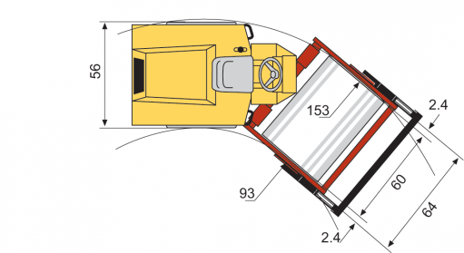 Blueprint Ansicht oben CA141PD