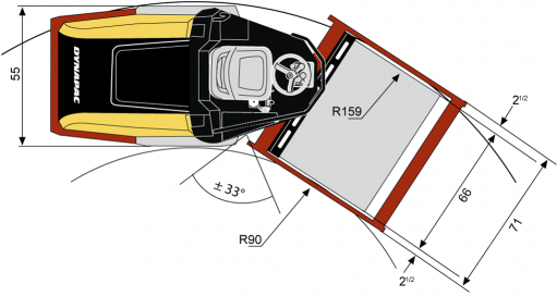Blueprint top view CA144D