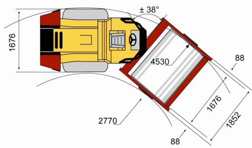 Blueprint top view CA152D