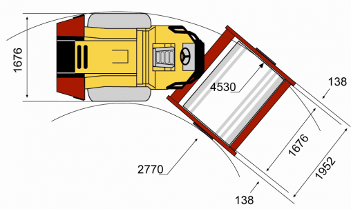 Blueprint Ansicht oben CA182PD
