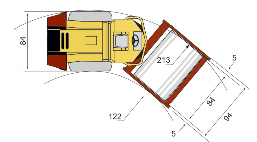 Blueprint top view CA260PD-II