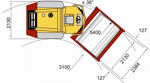 Blueprint Ansicht oben CA300D