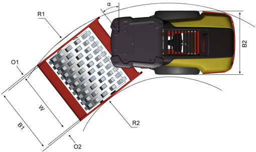 Plan - widok z góry CA6000PD