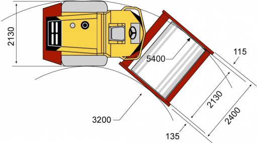 Dimensões - vista superior CA610PD