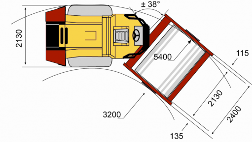 Blueprint top view CA612D