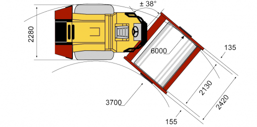 Blueprint top view CA702