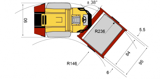 Blueprint top view CA702PD