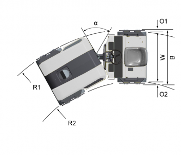 俯视图 Dynapac CC1250