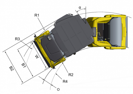 Plan - widok z góry Dynapac CC4000 VI