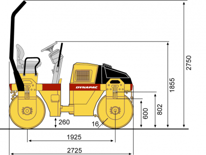 Blueprint side view CC142