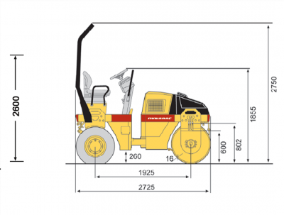 Blueprint side view CC142C