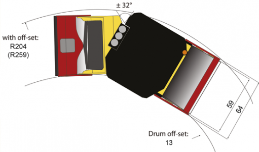 Blueprint top view CC234HF