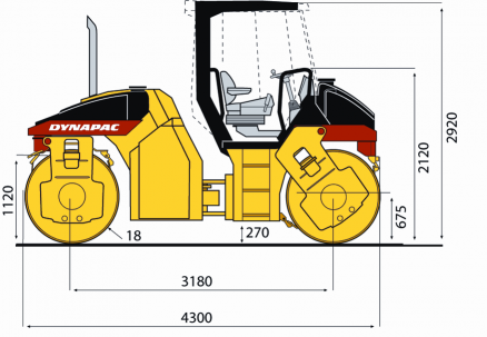 Blueprint side view CC322