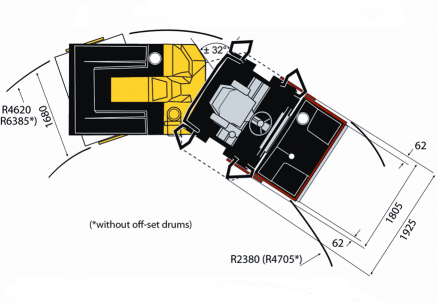 Blueprint top view CC322