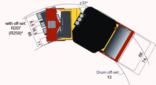 Blueprint top view CC324CHF