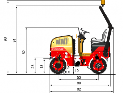 Blueprint side view CC900