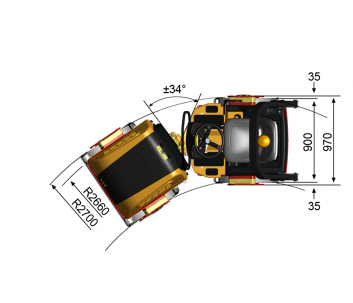 Blueprint top view CC900