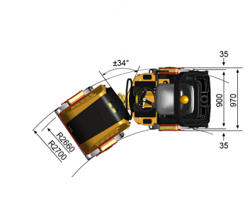 Blueprint top view CC900G