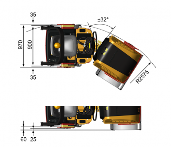 Blueprint top view CC900S