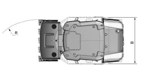 Plan - widok z góry Dynapac CP1200