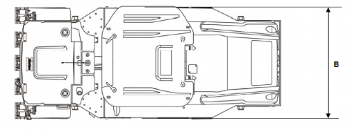 Blueprint Ansicht oben Dynapac CP2700