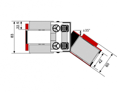 Blueprint Ansicht oben Dynapac CS1400