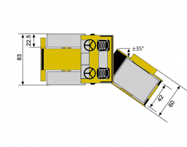 Blueprint Ansicht oben Dynapac CS1400