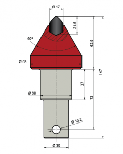 Blueprint Seitenansicht Dynapac DC30817