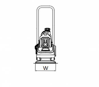 Blueprint top view Dynapac DFP5X