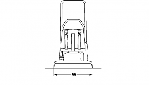 Blueprint top view Dynapac DFP7