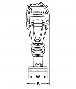 Blueprint top view Dynapac DR7