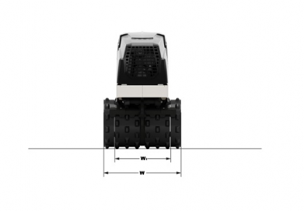 Blueprint top view Dynapac D.ONE