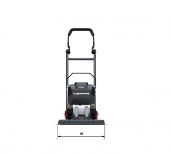 Blueprint top view Dynapac DFP9X e