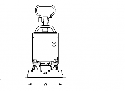 Blueprint top view Dynapac DRP15DX