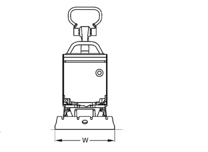 Blueprint top view Dynapac DRP20DX