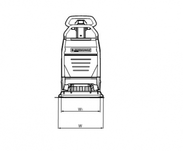 Blueprint top view Dynapac DRQ35