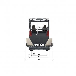 Blueprint top view Dynapac SD25 70C