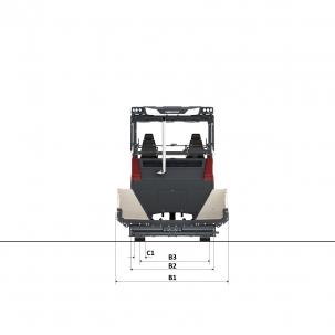Blueprint top view Dynapac SD25 80C