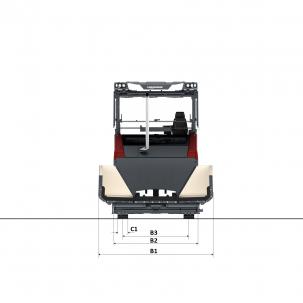 Blueprint top view Dynapac XD25 90C