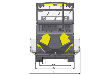 Blueprint top view Dynapac MF2500CS w. SwingApp