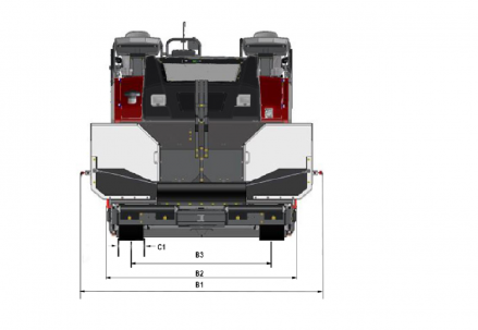 Blueprint top view Dynapac D25T 