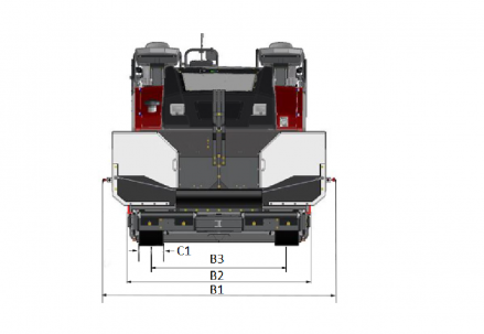Blueprint top view Dynapac D30T 