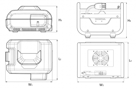 Blueprint top view Dynapac DFP8X e