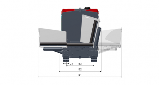 Blueprint top view Dynapac F1200CS