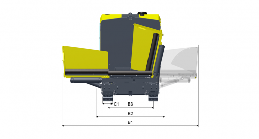 Blueprint top view Dynapac F1200CS