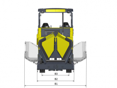 Blueprint top view Dynapac F1700C