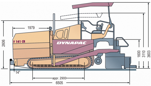 Blueprint side view F141CR