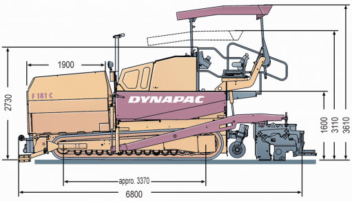Blueprint side view F181C
